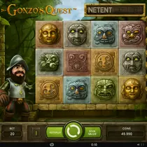 Betibet - Gonzo's Quest Slot Game - NetEnt Adventure Pokie